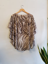 Pre Order - Black Chiffon Half Poncho