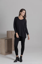 Pre Order - Black Turtle Neck Jersey Top