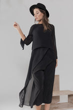 Chiffon Slit Sleeve Top