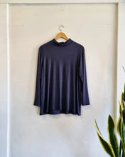 Pre Order - Black Turtle Neck Jersey Top