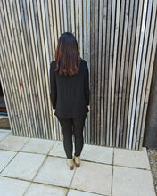 Pre Order - Black Turtle Neck Jersey Top