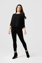 Sale - Black & White Circles Print Shift Top