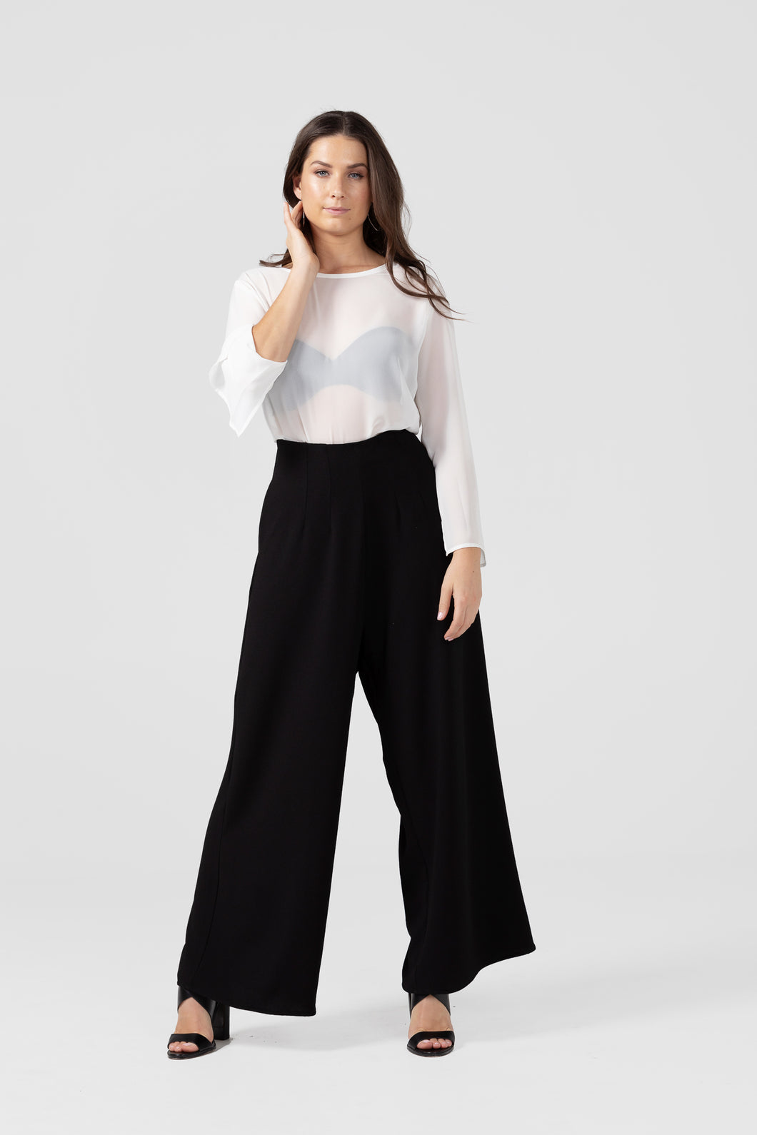 X Crepe Culottes Long