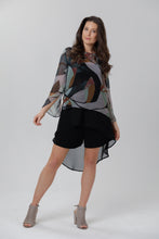 Chiffon Slit Sleeve Top
