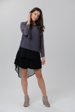 Chiffon Slit Sleeve Top
