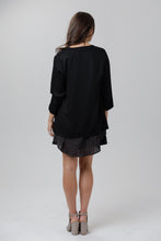 X Black Crepe Culotte Shorts