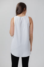 X Black Crepe Tank