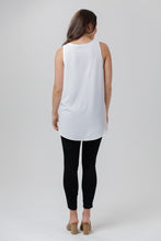 X Black Crepe Tank