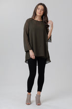Chiffon Slit Sleeve Top