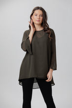 Chiffon Slit Sleeve Top