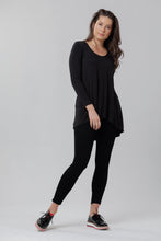 Pre Order - Black Turtle Neck Jersey Top