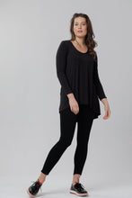 Pre Order - Black Turtle Neck Jersey Top