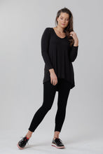 Pre Order - Black Turtle Neck Jersey Top
