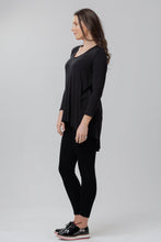 Pre Order - Black Turtle Neck Jersey Top
