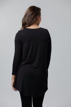 Pre Order - Black Turtle Neck Jersey Top