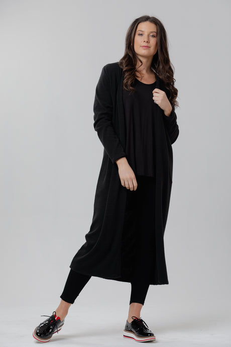 Pre Order - Jersey Long Line Cardi