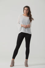 Navy White Crepe Shift top