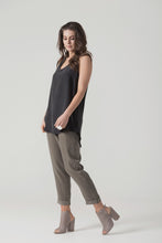 X Black Crepe Tank