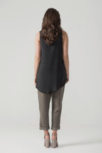 X Black Crepe Tank