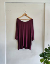 A Floral Ramie Batwing Top