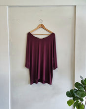 A Floral Ramie Batwing Top