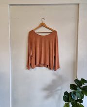 A Floral Ramie Batwing Top