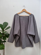 Grey Winter Poncho Top