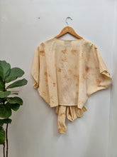 Wrap Top - Botanical Eucalyptus Dye Cotton Phoebe Hunter x Kalila Namoi