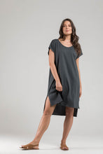 A Floral Ramie Cap Sleeve Top