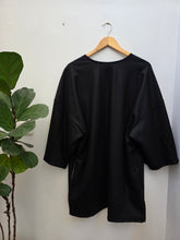 A Cloak- Black Wool Blend