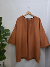 A Butternut Peacan Wool Cashmere Cloak