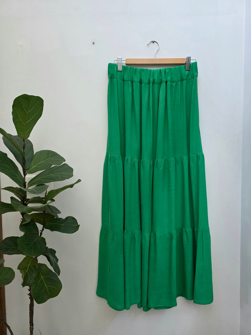 Green Gather Skirt