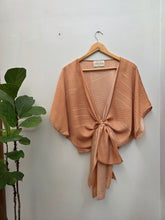 A Crepe Wrap Top