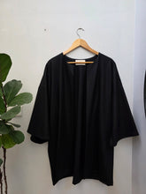 A Cloak- Black Wool Blend