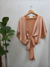 A Crepe Wrap Top