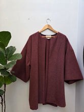 A Cloak- Marrone Wool Cashmere