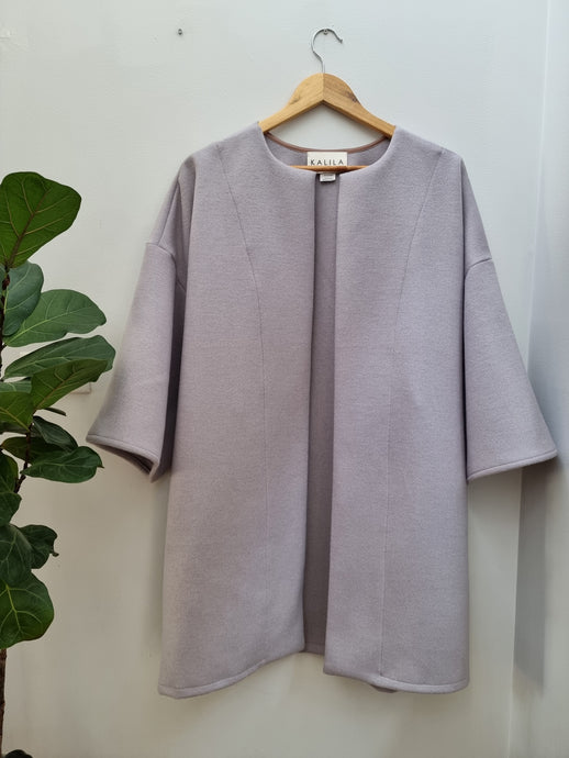 Cloak- Lilac Grey Wool