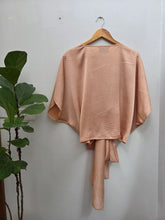 A Crepe Wrap Top