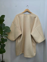 A Cloak- Buttercup Cream Wool Cashmere