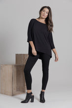 A Floral Ramie Batwing Top